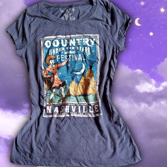 Wound Up Tops - Grunge Witchy Festival Tee